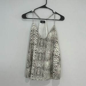 Vici racer back tank top. Size Large